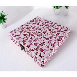 Handmade personal storage box for special one, Valentines Theme storage box-Ne